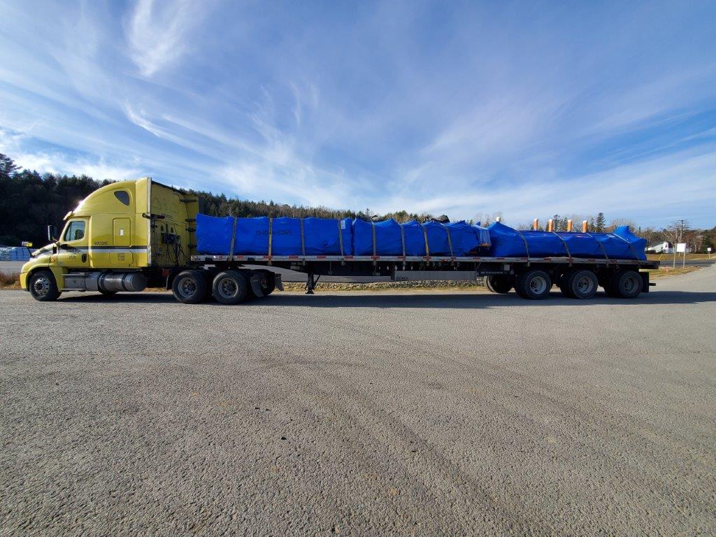 jdirvinglimited's tweet photo. Things are coming along nicely in Doaktown as the #sawmill #modernization & #expansion continues! Delivery of the first bit of equipment!
#Forestproducts have been a #tradition here since the 1820's.
#ICYMI: Story here: https://t.co/pHrZ78xeyt
#BecauseThisIsHome #ForestrysFinest https://t.co/l5l5VTdn3l