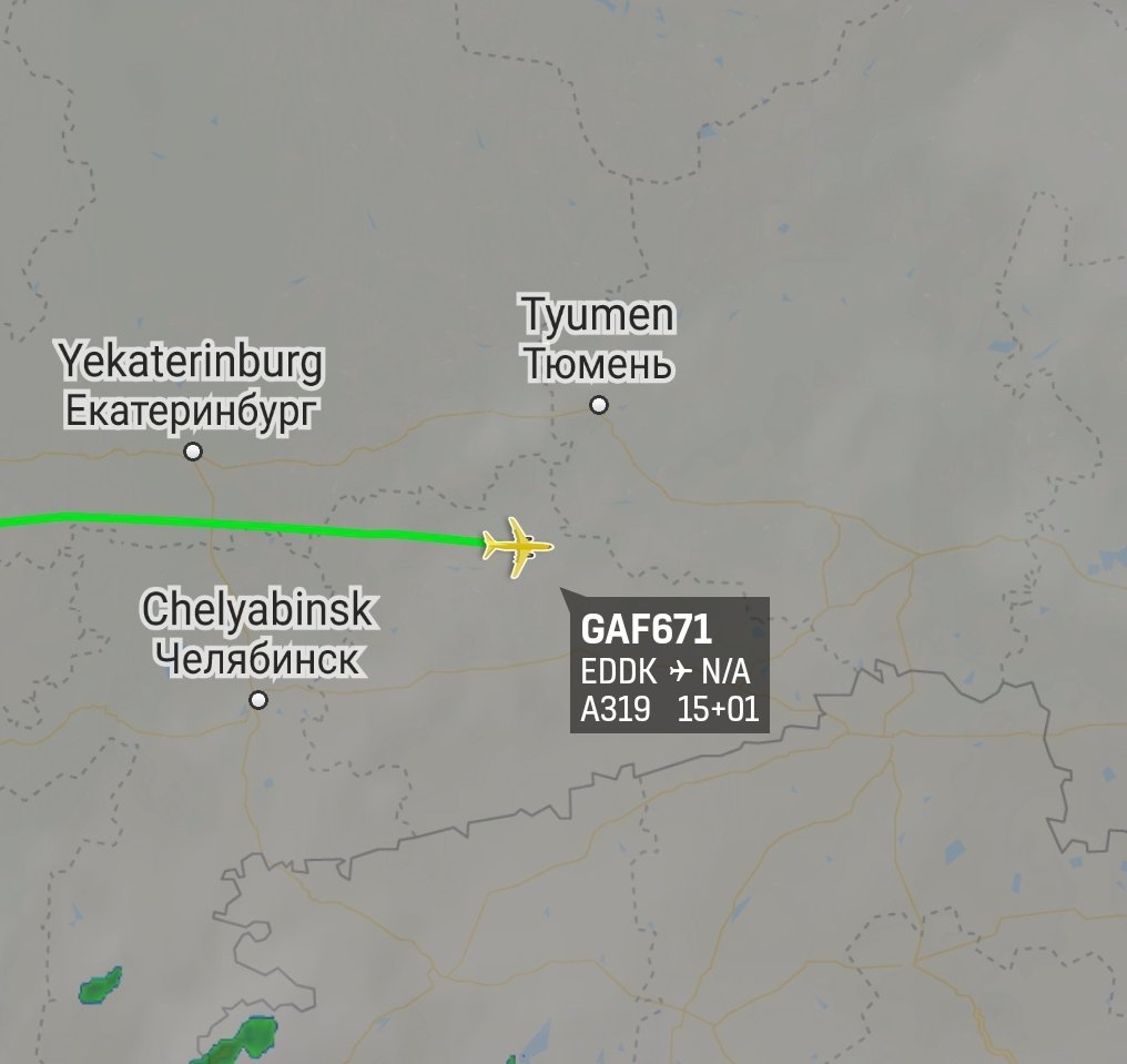 is_keelu's tweet photo. German Air Force
Airbus A319-133X CJ
Over #Russia
#GAF671 15-01 #3F7DC1 https://t.co/El4Hnpj4gZ
