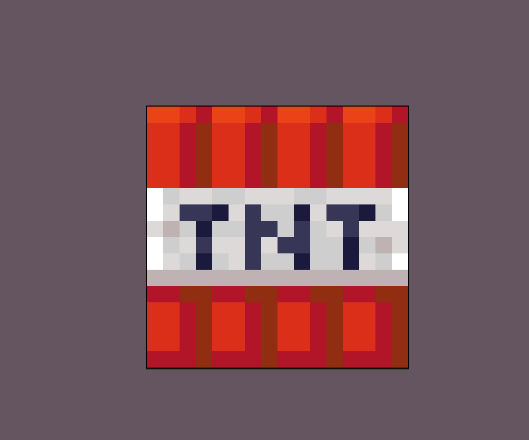 Did a quick retexture of Minecraft's TNT Block to improve on a few sma...