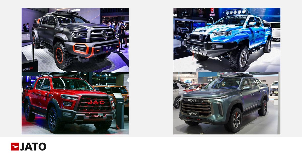 JATO_Dynamics's tweet photo. China's new focus is on pickup trucks. This is one of the main findings from the recent Beijing motor show. We tell you more here: https://t.co/T4QgJzCsW7 #pickup #JATOBlog https://t.co/Yx6ILBCPFK