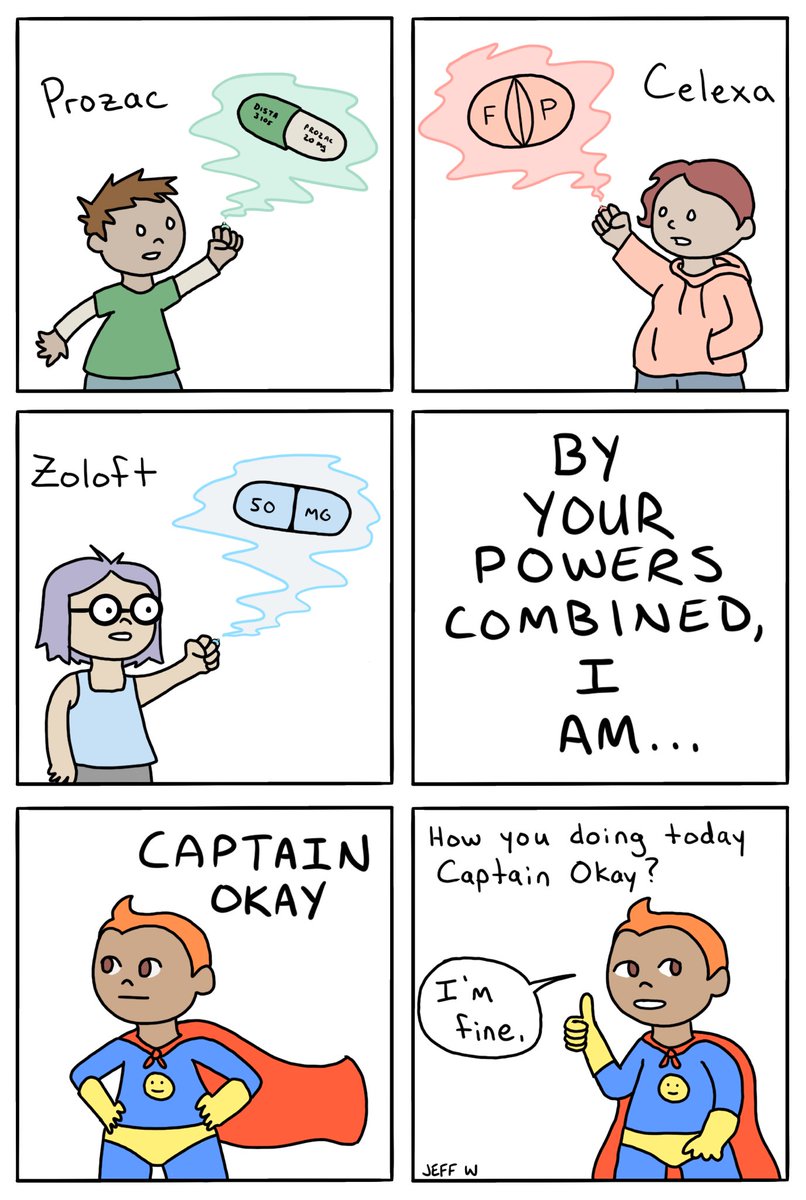 Naked_N_Famous's tweet photo. Which anti-depressant super power do you have?

#prozac for me! https://t.co/VZWKLUOAii