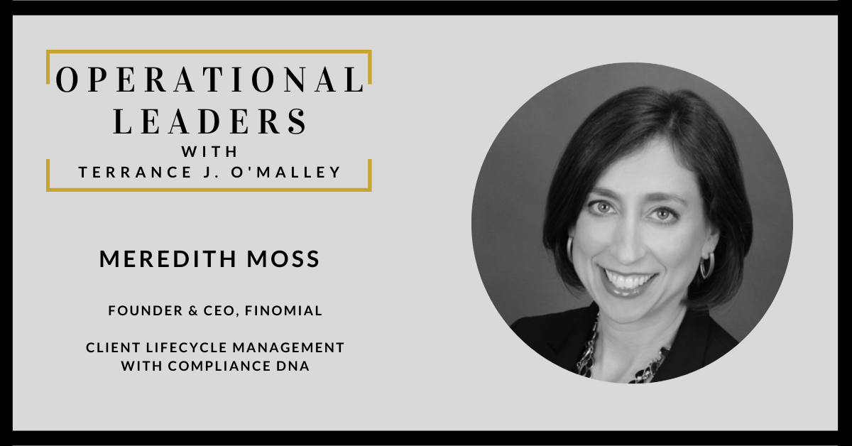 Tery_OMalley's tweet photo. My conversation with Meredith Moss (@mermoss), Founder &amp; CEO of @Finomial, discussing the automation of client on-boarding and the client lifecycle management platform.

https://t.co/MdIlAVDQWo https://t.co/f39DcyhoPQ