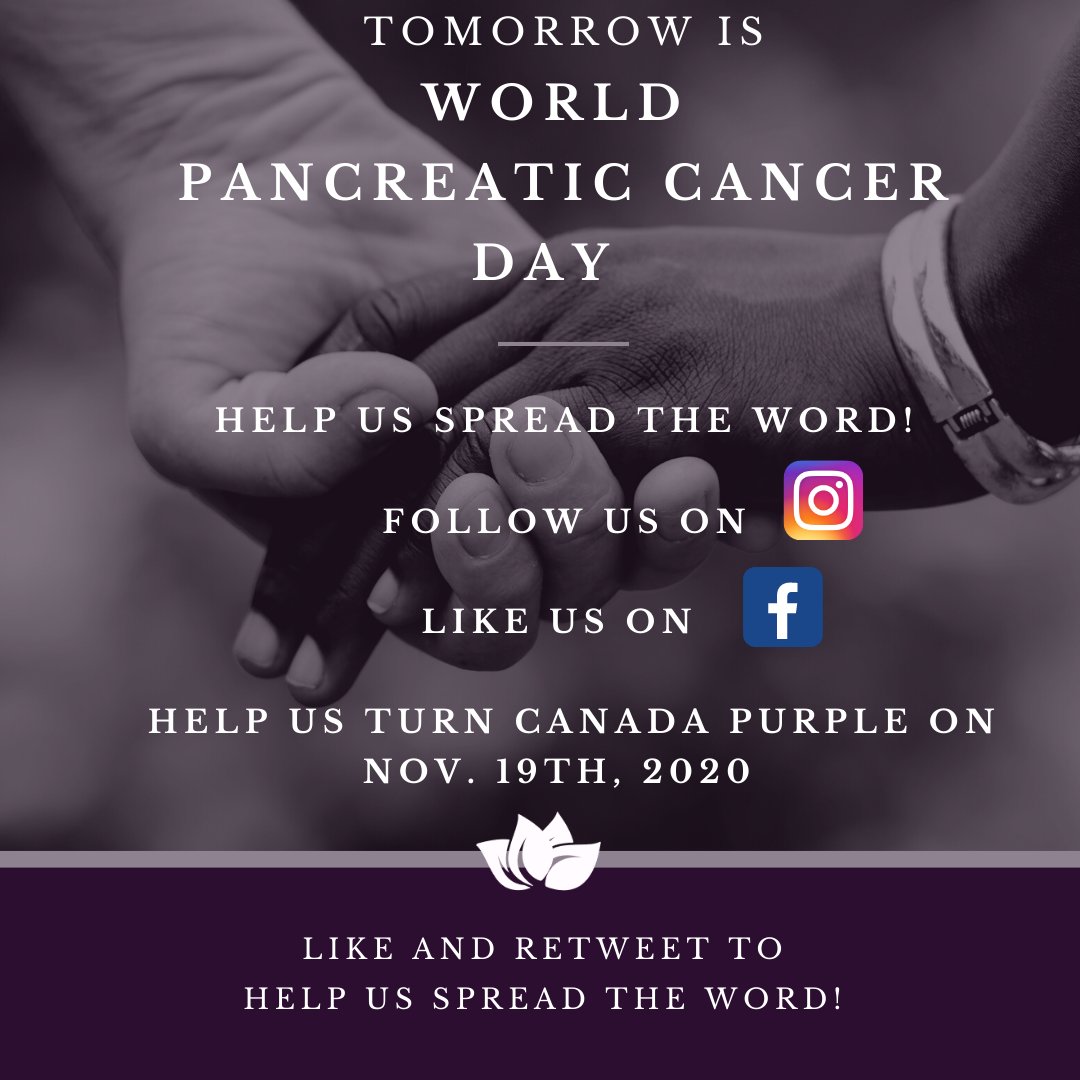 CraigsCauseCan's tweet photo. November is Pancreatic Cancer Awareness Month. Tomorrow is World Pancreatic Cancer Day! 8 out of 100 will survive their #PancreaticCancer diagnosis!! POST. SHARE. JOIN. PARTICIPATE. #Awareness #ItsAboutTime #WPCM #WPCD #Canada #Cancer https://t.co/ypEe0DNbhI