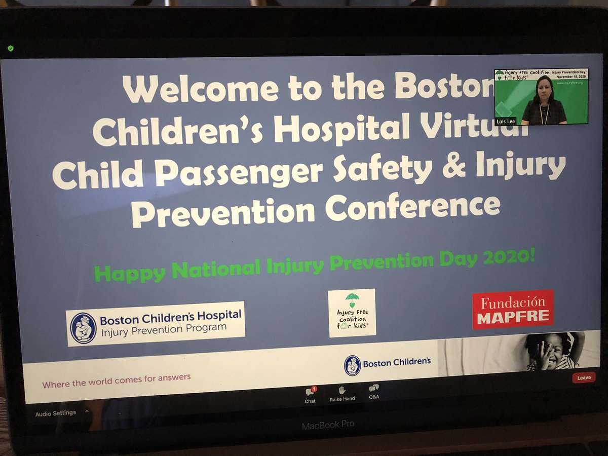 Kicking off #NationalInjuryPreventionDay watching the <a href="/BostonChildrens/">Boston Children's</a> virtual CPS &amp; Injury Prevention Conference! <a href="/UPPAbaby/">UPPAbaby</a> #alwaysastudent #lovemyjob