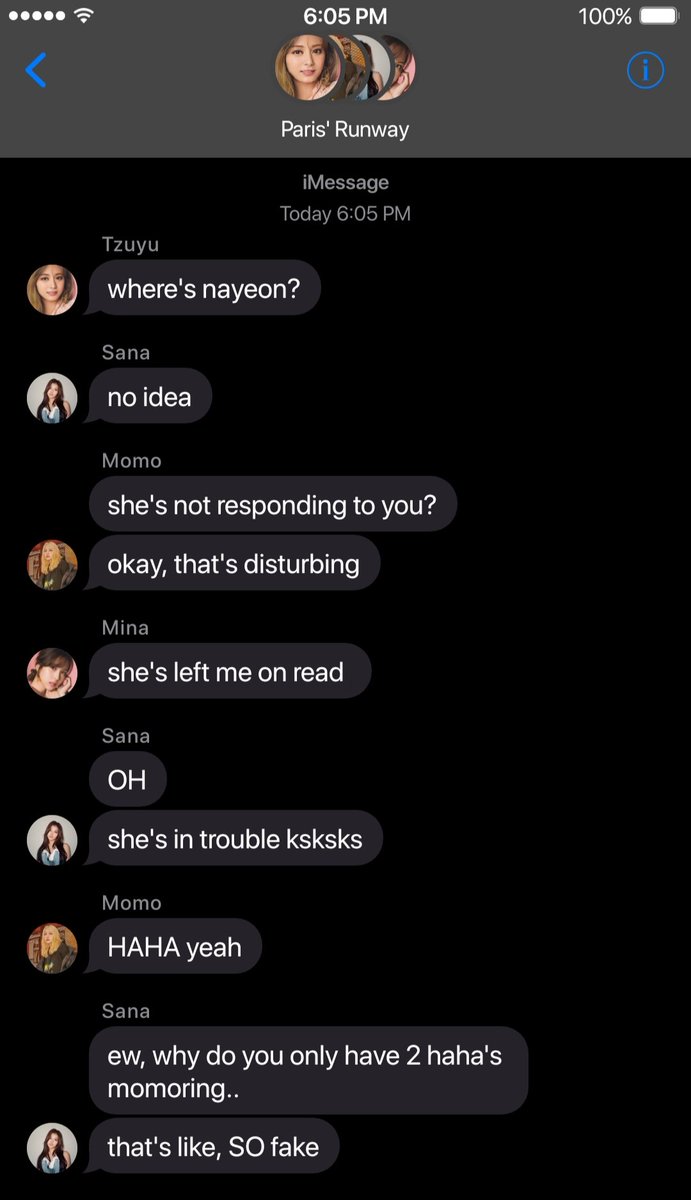 30. momo's acting weird