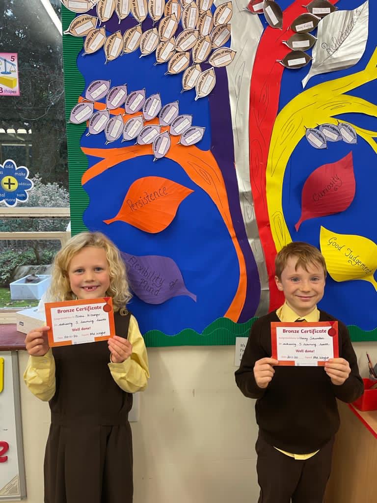 fromthepark's tweet image. First Bronze awards of the school year. Well done. #learninghabits