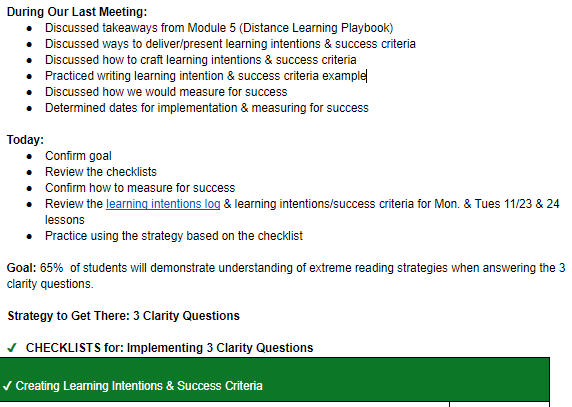 aponscheck's tweet photo. Finally getting back into my #instructionalcoaching groove & it feels good! Who would have ever thought creating checklists & planning for a meeting would be so exciting! #cantwaitforthursday #coachingmatters @loripeyton @LMeierMath @UCPS_ICTeam https://t.co/IACGsy31rv