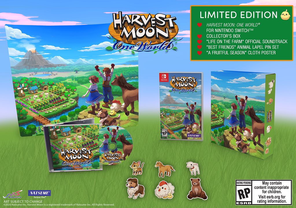 Natsume_Inc's tweet photo. Have you pre-ordered #HarvestMoon: One World, or are you waiting for the special reveal we hinted at? ;)

Learn more about your options: https://t.co/YiJ9vBJVIK https://t.co/IKnnqIAUtD