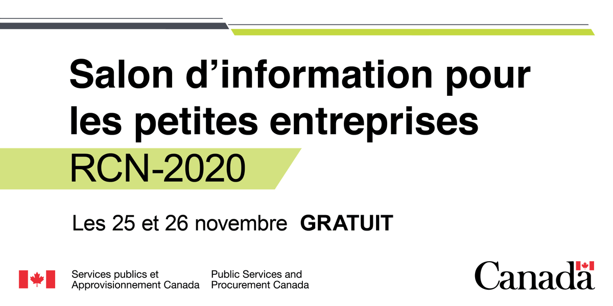FaireAffaireGC's tweet photo. Vous dirigez une #PetiteEntreprise? #SVQ le #GC a une multitude de programmes conçus pour vous aider avec le financement, l’innovation, l’embauche, la formation et plus encore? 

La semaine prochaine, venez parlez avec plus de 20 exposants! #SIPErcn2020 https://t.co/zSlvCw622O https://t.co/zO12Z5w3kG