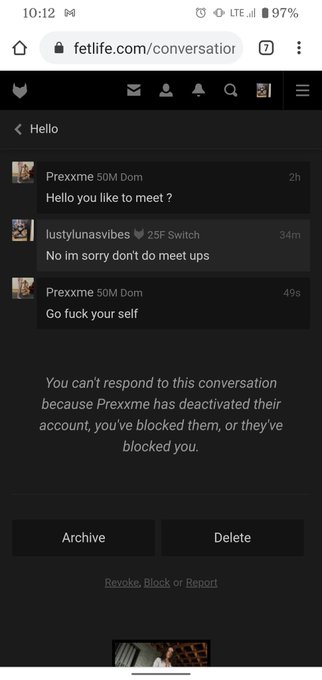 I'm really curious why people get so offended when I'm so polite 😂😂😂😂 I didn't even block them they blocked<a href="/tag/latetotheparty"class="tags"><span>#latetotheparty</span></a><a href="/tag/finallymadeit"class="tags"><span>#finallymadeit</span></a>