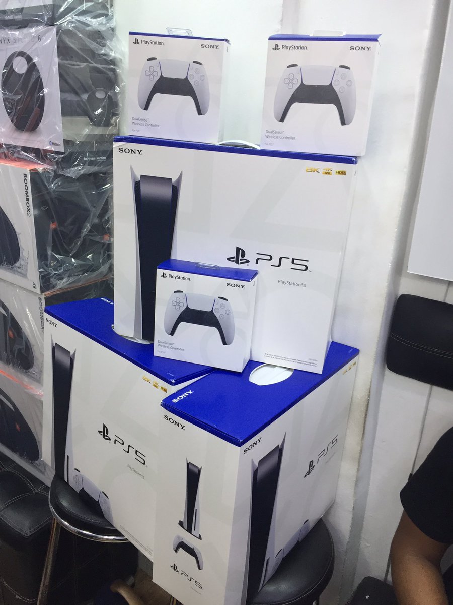 world94321's tweet photo. Brand New PS 5 Console for N640,000
PS 5 Pad for N60,000
Brand New JBL BoomBox 2 for N220,000
Brand New Onyx Studio 6 for N120,000. Ooni of Ife Agent Fash Okada Sanwo Olu Lai Mohammed Ikeja Fashola #GrowWithExcite #EarnWithSwirge #GraceDimension https://t.co/8TMwhSyJnT