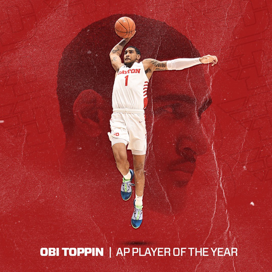 Okay... maybe more than a few Please note: these last two tweets only listed SOME of the honors that Obi received the last 2 years at Dayton 