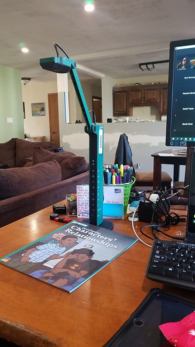 MrsHickcox5's tweet photo. Super grateful for the little things that make teaching from home more successful! #documentcamerasrock  @CRE_Cardinals @TwoMile1963 #cpselementary@mizzou https://t.co/nEViQhAUAZ