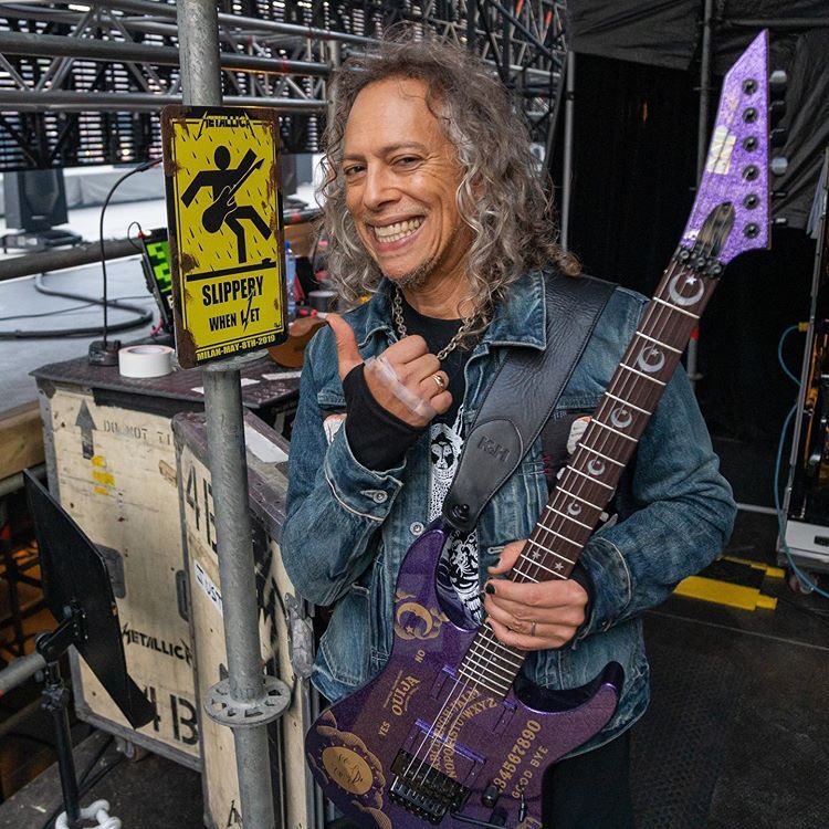 Happy birthday Kirk Hammett   