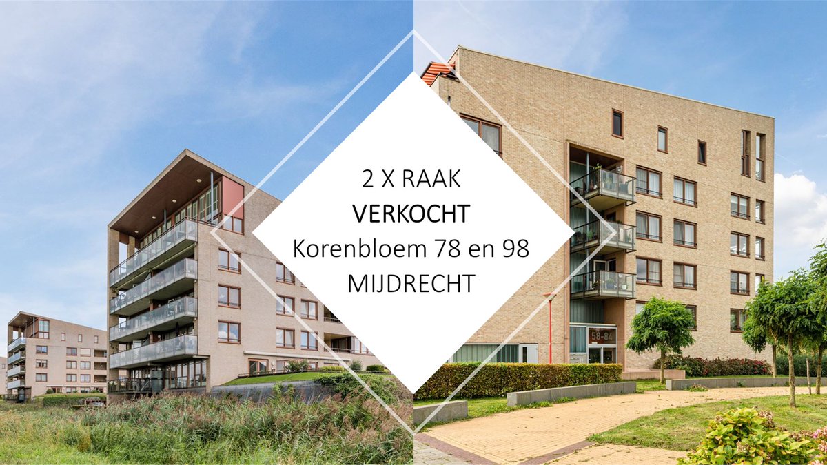 2 X RAAK!

Binnen 1 week 2 appartementen verkocht op de Korenbloem in Mijdrecht!

Wij wensen de nieuwe bewoners heel veel woonplezier!

Ook uw woning succesvol verkopen?
vidamakelaars.nl
0297-212987
info@vidamakelaars.nl

#nvm #verkoopmakelaar #derondevenen #mijdrecht