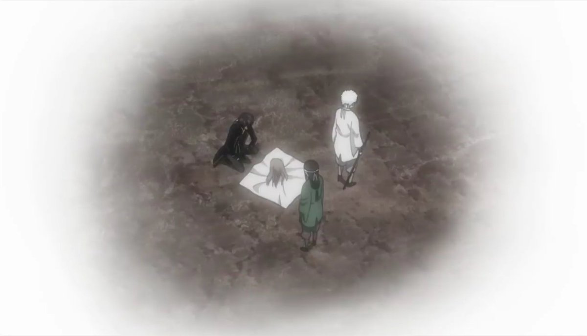  #Gintama Heavy Gintama Spoilers :I maybe over analysing but these shots from CoaN and Shogun Assassination arc definitely have deeper meaning in them and it clearly shows the mentality of Shouyo's disciples after his death.