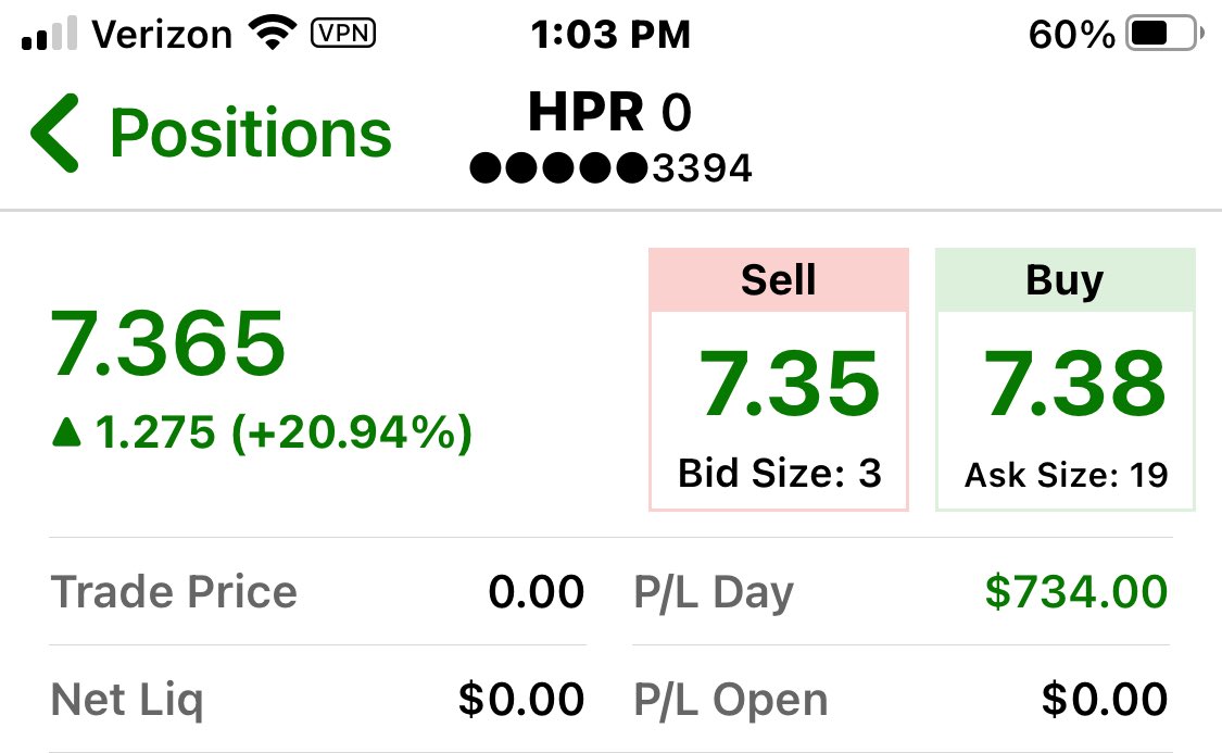 adfigg's tweet image. ⁦@ThePennyPro⁩ - followed your charting lessons, waited for a pullback, got in at $6.75, sold on the way up $7.00-$7.35. Made watching this over lunch worth the time. 👍 
Snag your profits when you can on quick days like this.