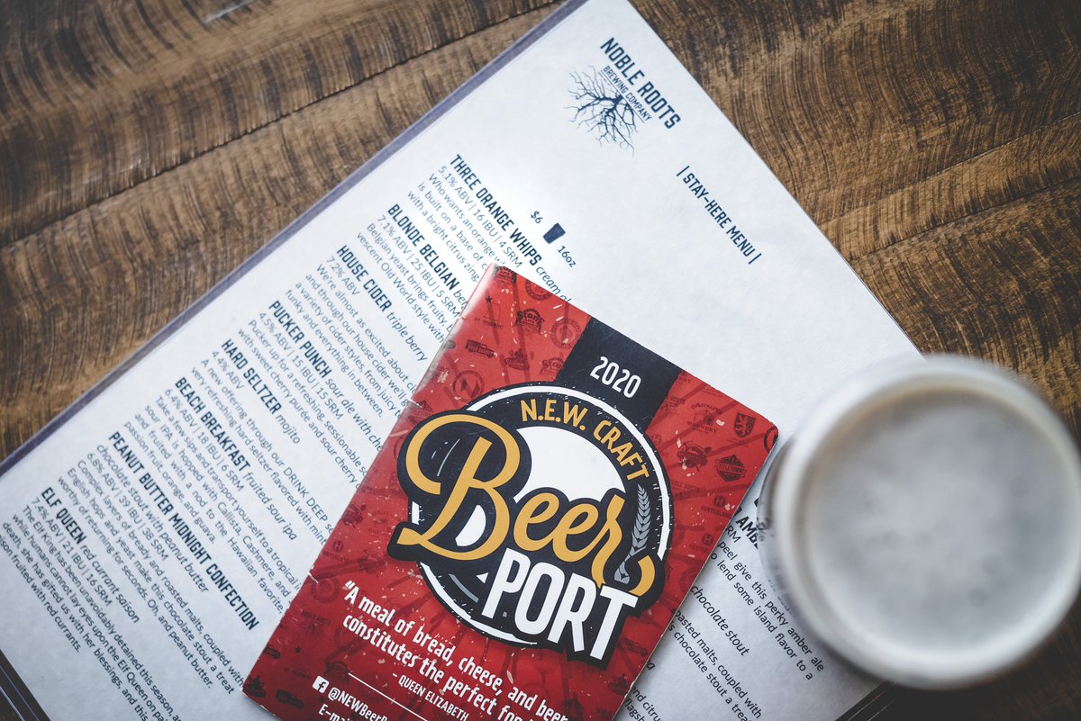 NEWBeerPort's tweet photo. November is wrapping up &amp; so is Noble Roots featured month. They have their heaters up &amp; running &amp; are open for on site beers on their patio! Get yours before the month is out! #wibeer https://t.co/dtDFpp05UU