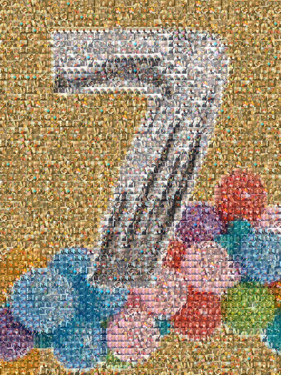 Hoera! Wij zijn 7 jaar geopend! Om er een feestje van te maken gingen wij, thuis of op het werk, feestelijk op de foto. Herkennen jullie ons? 📸🎈 #7jarigjubileum