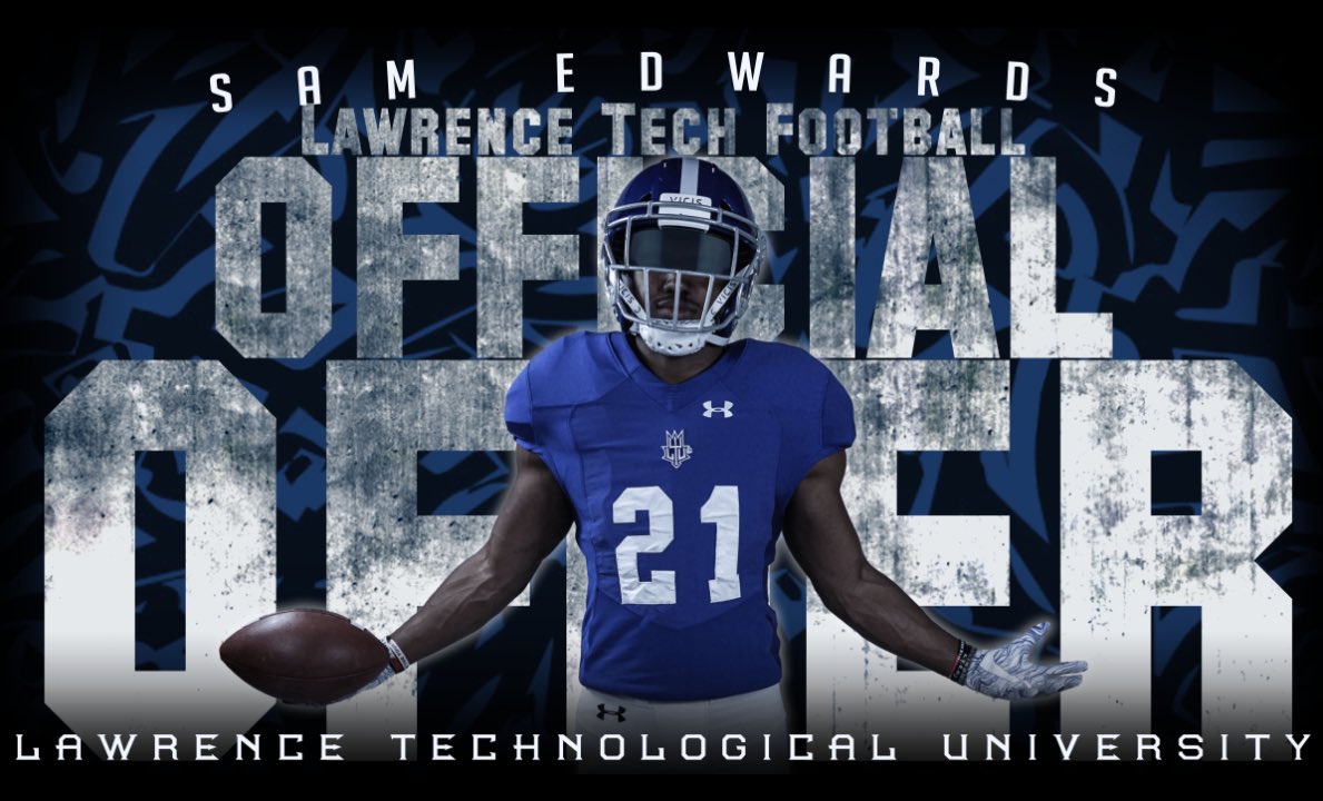 3Samedwards's tweet photo. Excited to announce I have received an offer from Lawrence Tech University! Thank you @LTUCoach_Watts and the rest of the staff for this opportunity! https://t.co/Uy7SWhMBR8