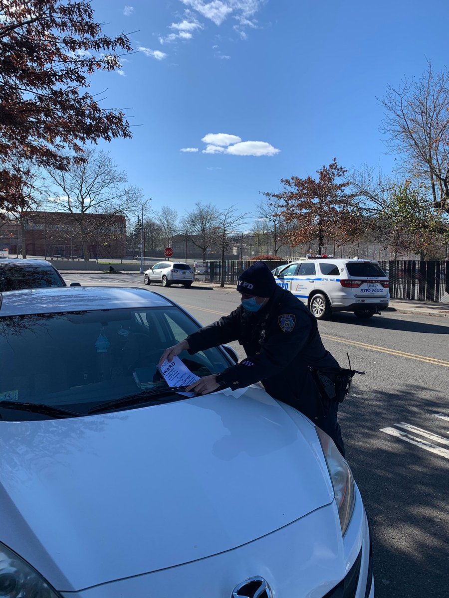 Our Youth Coordination Officers  distributes #Gunstop flyers in #ParkHill. There is a $1,000 REWARD for information leading to the arrest of anyone who possesses an illegal Handgun 1-866-486-7867. Remember you don’t have to leave your name.