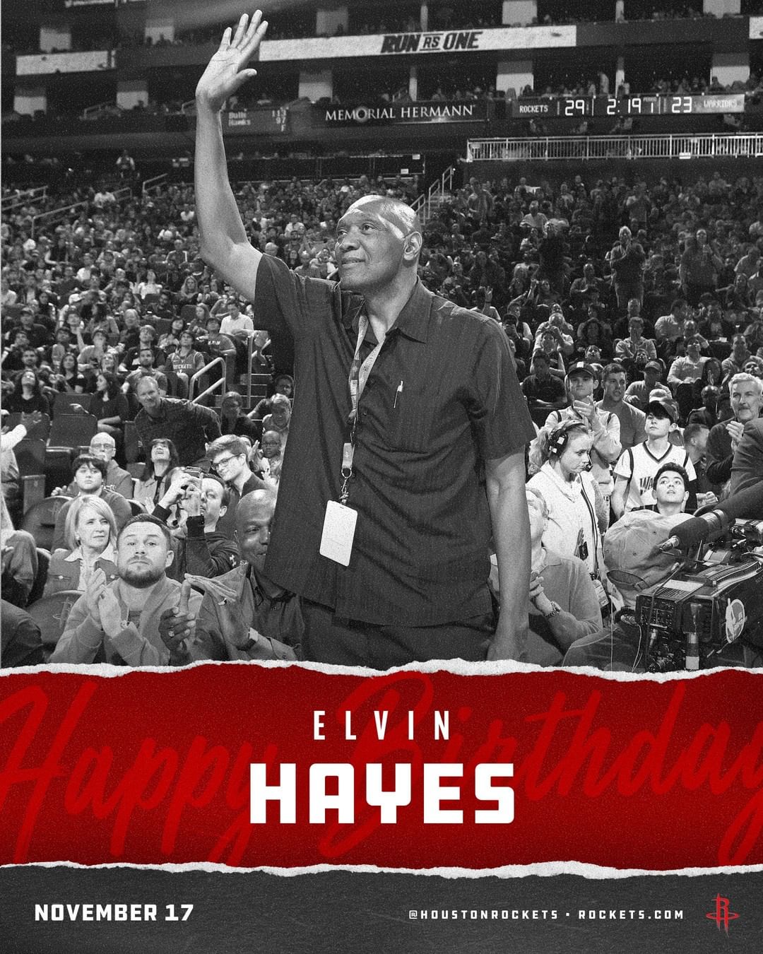Houston Rockets:  Happy birthday to Rockets Legend Elvin Hayes! ... 
 
 