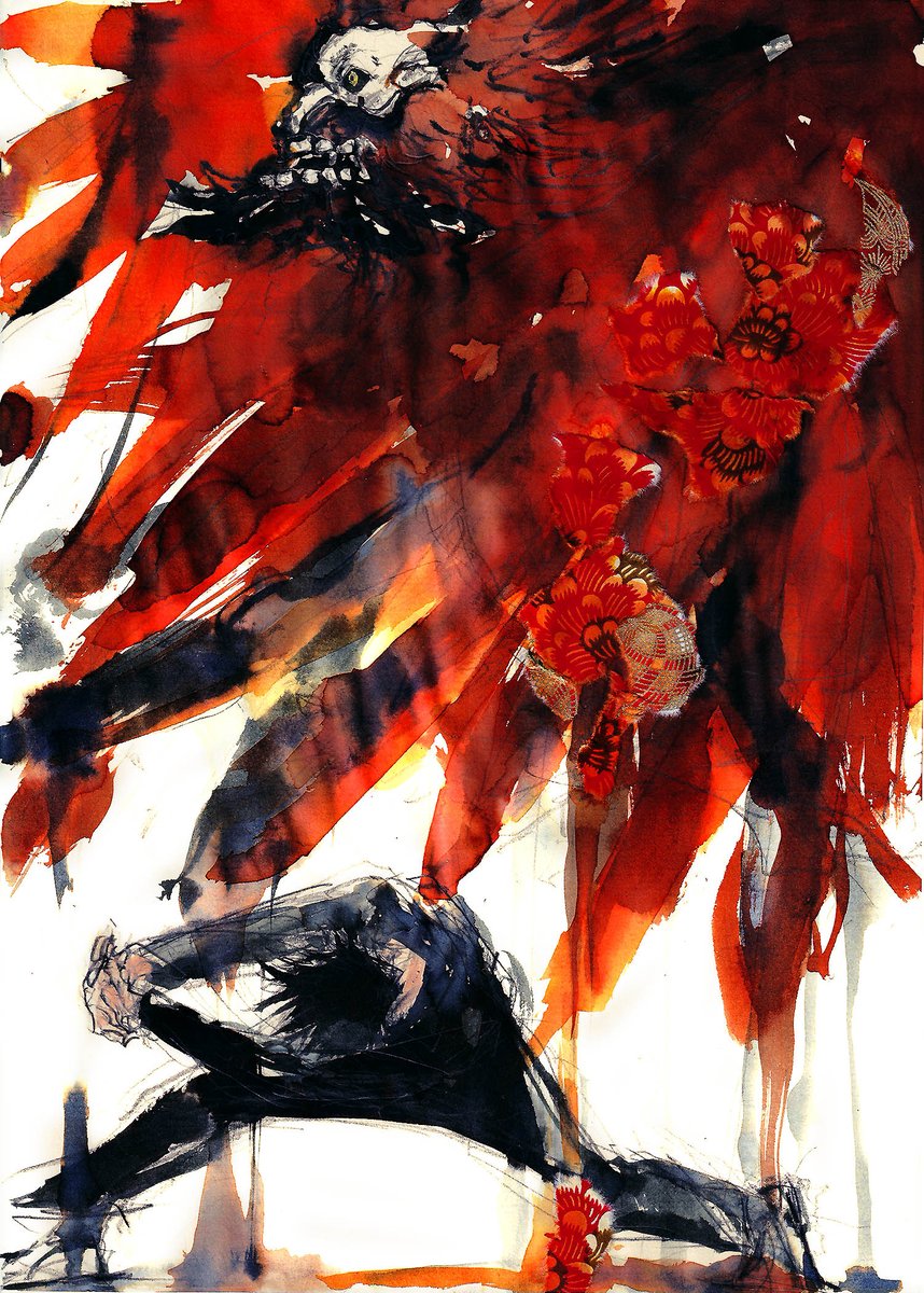 「鵺 」|たけじいのイラスト