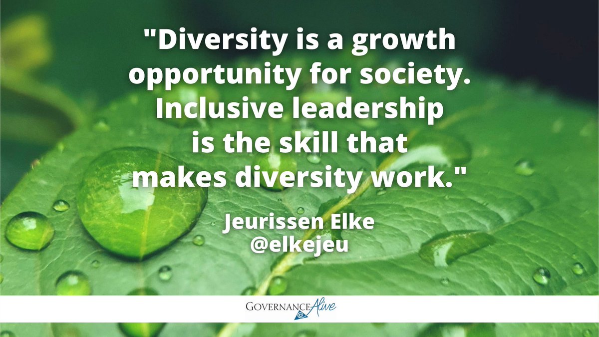 governancealive's tweet image. Inclusive leadership...  one of many positive outcomes created by the sociocracy methodology for decision making and governance.

#LeadershipDevelopment #FutureOfWork #InclusiveEconomics