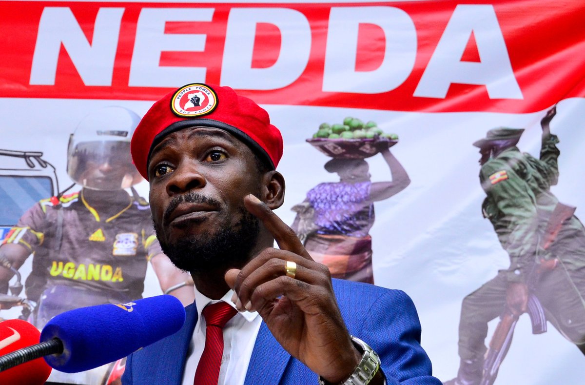 AJENews's tweet photo. Uganda: Protests in Kampala after Bobi Wine arrested again https://t.co/CCV2l5eqAh https://t.co/ckWYIR2PLU