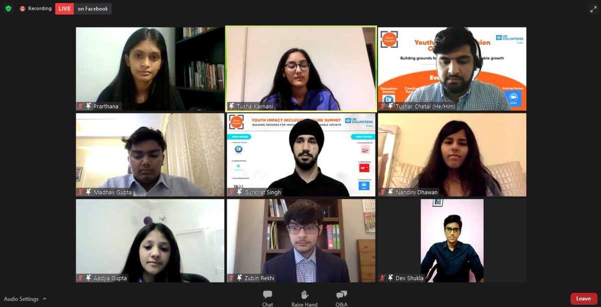 OrionYouth's tweet photo. #YIOS2020 Panel 4 on Contextualising Diversity begins with Aadya Gupta, @DevShuk89109623, @GurkzBehl, @Madhav_G22, @tush97, @KarnaniTusha, Prarthana, @NandiniDhawan5. Moderated by Zubin Rekhi & @LaBonteLisa. https://t.co/xek1m1IZJD