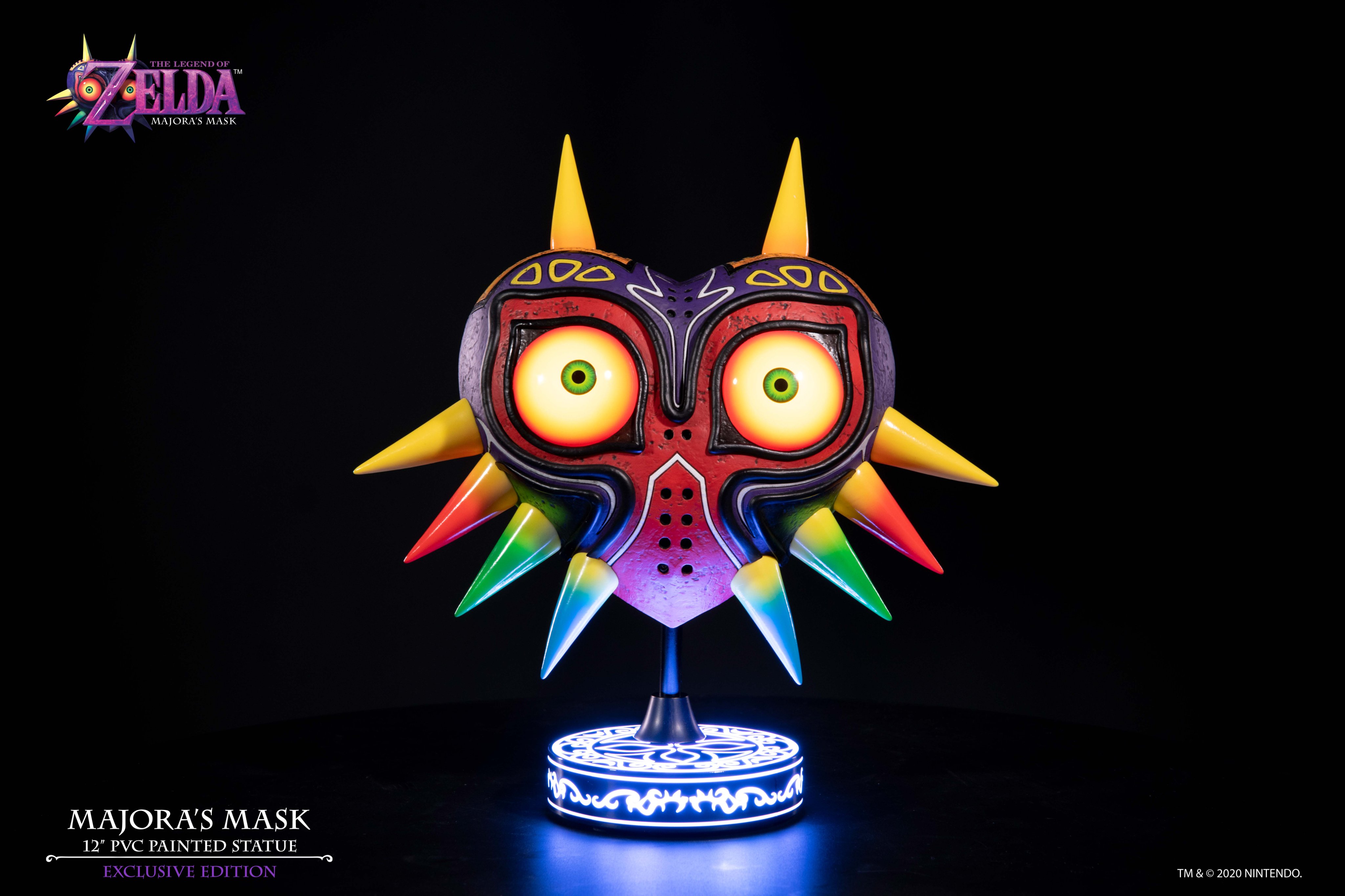 First 4 Figures on X: Unboxing The Legend of Zelda™: Majora's Mask – Majora's  Mask PVC statue! The Exclusive Edition comes w/ a Premium Deluxe Box and  LED functions for the base