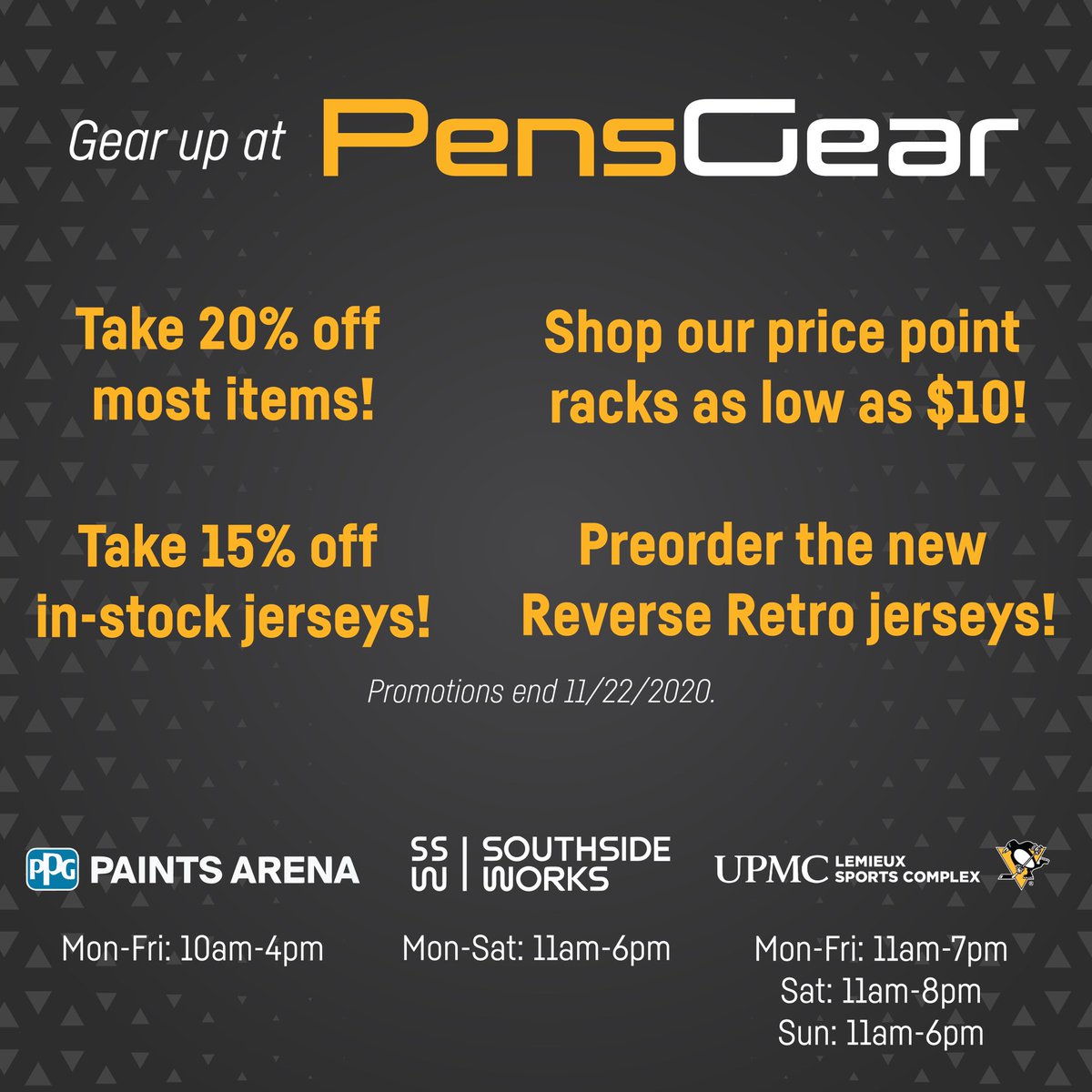 pittsburgh penguins store ppg paints arena