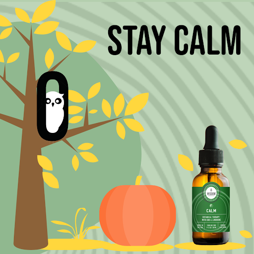 Don’t stress about Thanksgiving coming up. Listen to our little owl friend, and stay calm with our CALM tincture. #cbd #cbdcommunity #cbdforanxiety #cbdlifestyle #cbdproducts #cbdwellness #mentalclarity #midlifehealth #midlifestyle #mindbodyhealth #mindbodyspirit