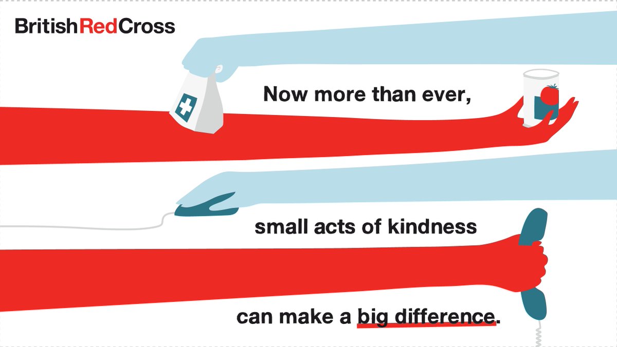 BritishRedCross's tweet photo. It might seem small, it might seem like it won’t matter, but you never know who might need your kindness today.
#PowerOfKindness https://t.co/mXEr184LQ6