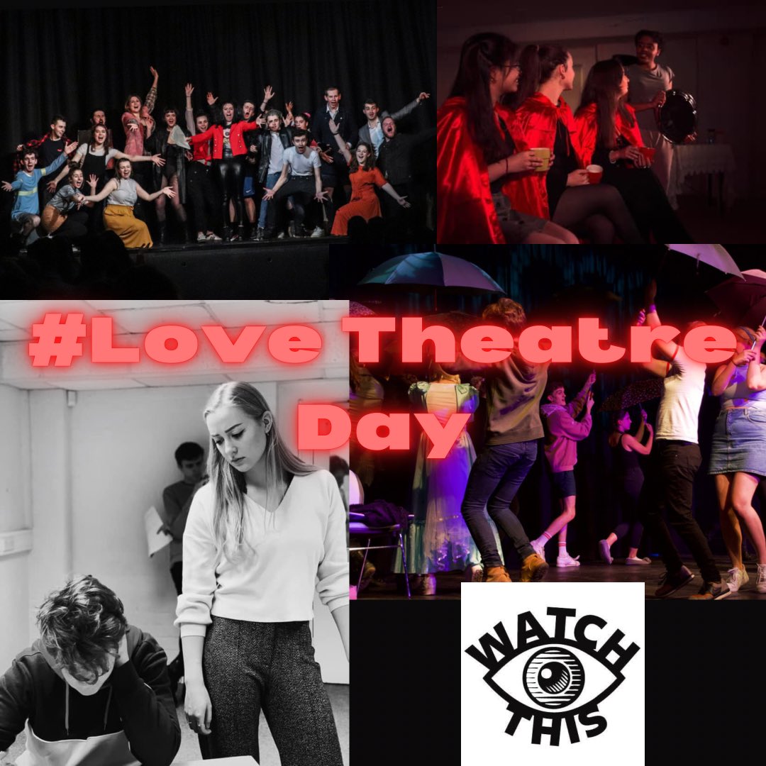 WatchThisBham's tweet image. It’s  #LoveTheatreDay! At Watch This we love making original student theatre @unibirmingham! 🎭Some exciting new theatre in the pipeline so keep an eye out on ours socials 👀