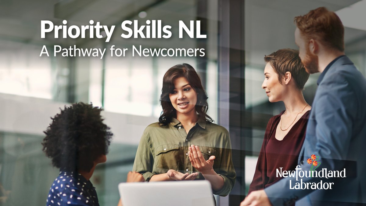 .<a href="/PremierofNL/">Premier of NL</a> and Minister <a href="/Gerry_Byrne/">GERRY BYRNE</a> announced a new pathway to attract highly educated, highly skilled newcomers with specialized experience to stay in NL. Learn more – bit.ly/36LQZTN #GovNL #ImmigrationMatters