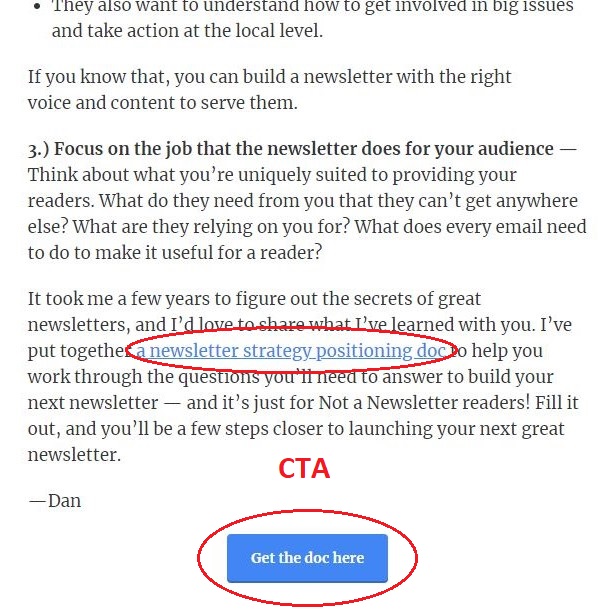 Email #2: The Talking HeadThe Talking Head is a letter to your readers that's sent 2-3 days after the Hallmark.The goal is to make sure readers get to know you and learn why you do the work you do. You might even pair it with a call-to-action (CTA).