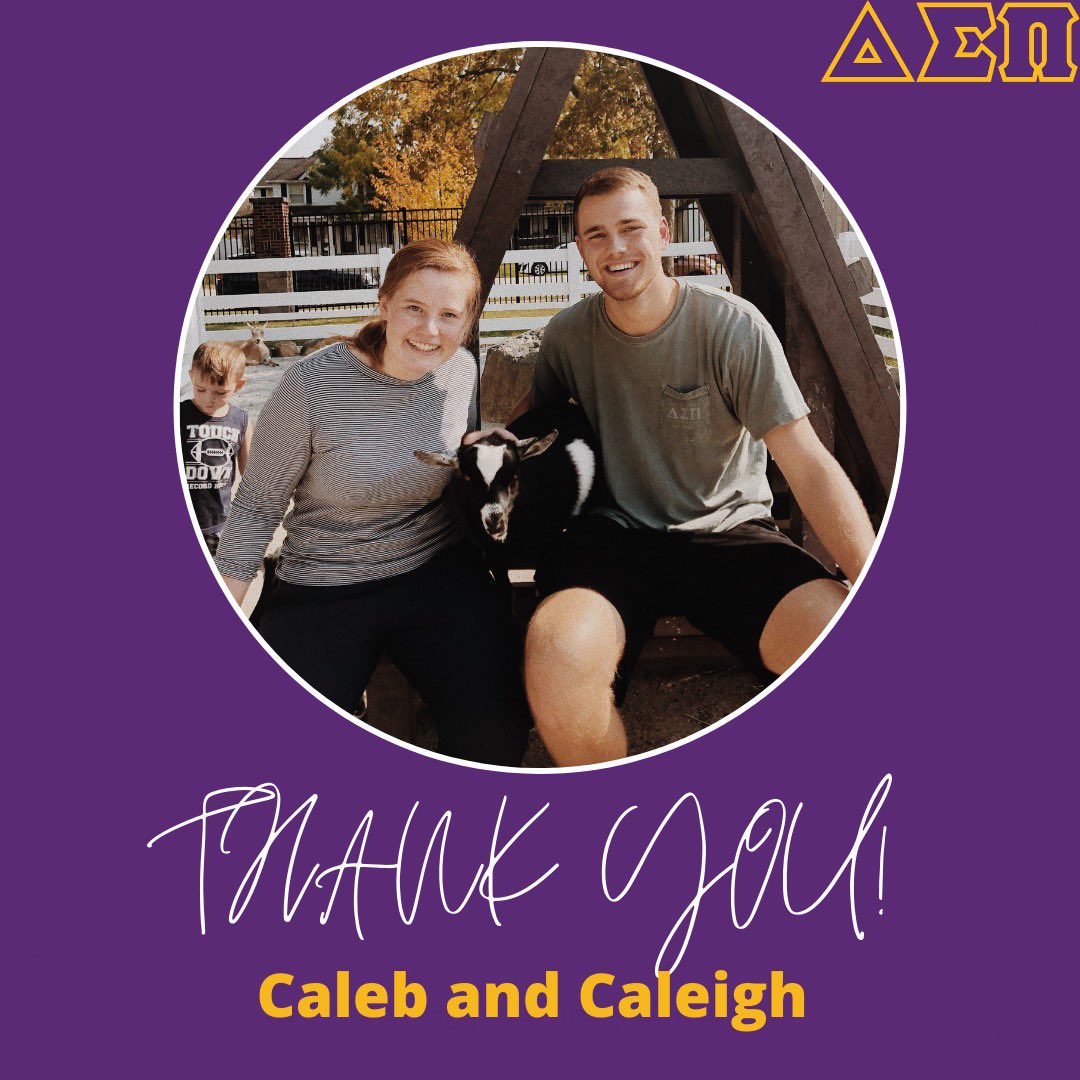 Our President and Senior Vice President for the past two semesters have done an amazing job! Thank you Caleigh &amp; Caleb!