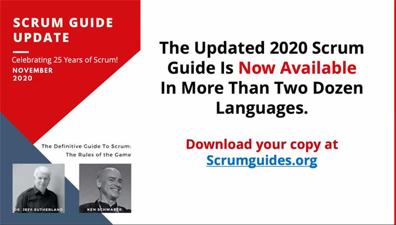 andrenaobjects's tweet image. Der neue #ScrumGuide ist soeben erschienen. 
Die großen Änderungen sind: Nur noch ein Team, Einführung vom Product Goal, 3 Commitments für die Artefakte und explizites „why“ im Sprint Planning.  
Wir gehen nach und nach auf alle Änderungen ein: bit.ly/32T5Nik
#scrum25th
