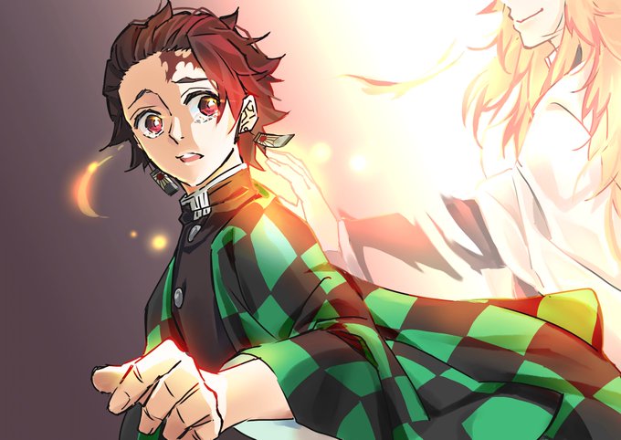 KimioriさんがTwitterに投稿した竈門炭治郎(鬼滅の刃)のイラスト。