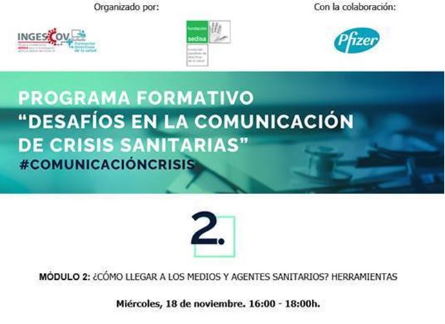 SEDISA_NET's tweet photo. Las 'fake news' se transmiten hasta 6 veces más rápido que las noticias reales. Lo aprendemos en el “Programa Formativo Online: Desafíos en la comunicación de crisis sanitarias” que organizamos con la colaboración de @pfizer_spain y @Atrevia #CicloWebinars https://t.co/rjeGUFGo5T