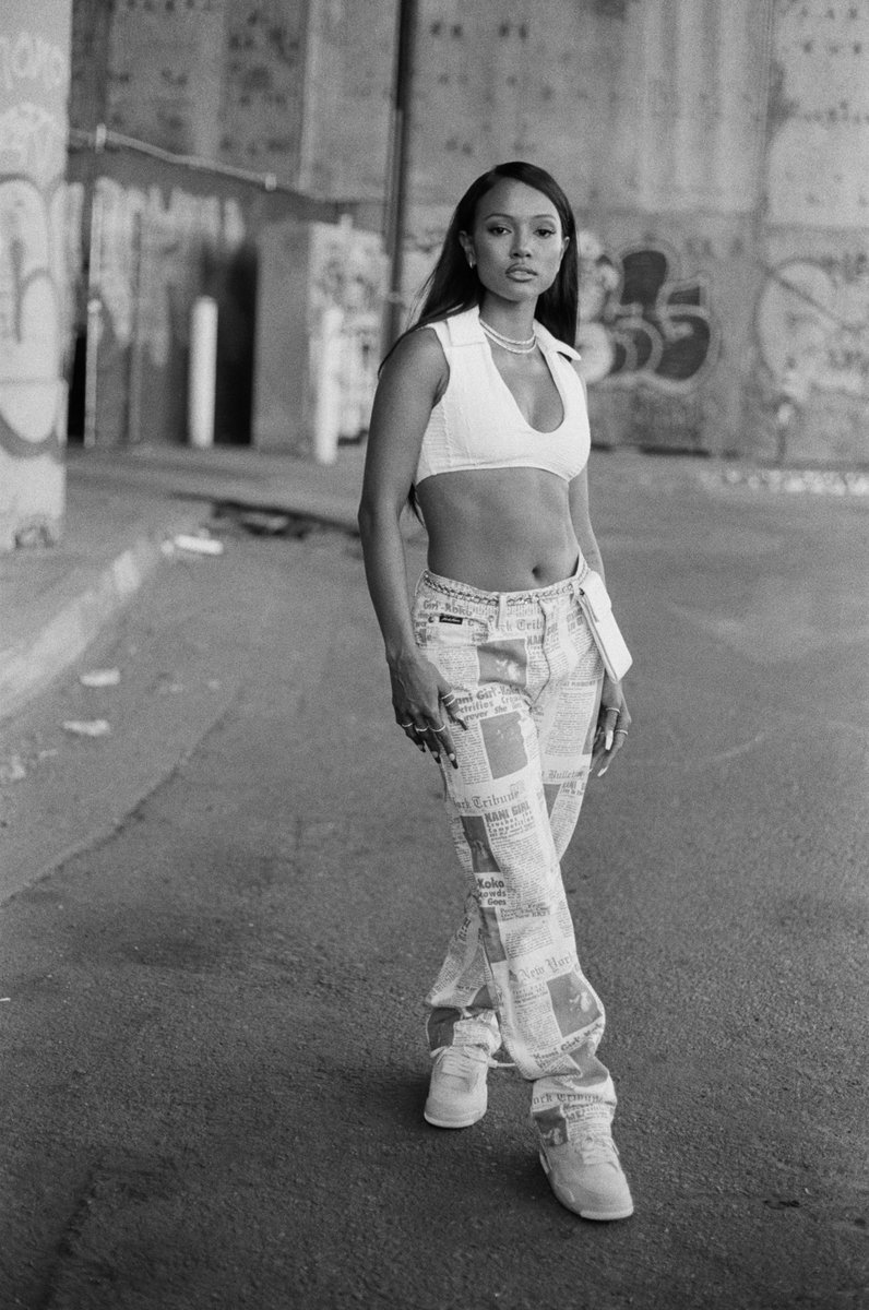 karrueche's tweet photo. My GOLD MINE Collection! Shot by the legend ESTEVAN ORIOL ✨ Available now! https://t.co/wPkhxJROjZ #KaeByKARRUECHE https://t.co/1FymDFCWKf