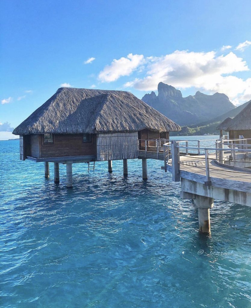 INTERIORPORN1's tweet photo. Bora Bora is an absolute dream https://t.co/NXagkJ01Pg