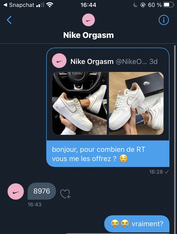 9_druz's tweet photo. @NikeOrgasm 0 lol RT TRÈS APPRÉCIÉS AIDEZ MOI 😭😭❤️ https://t.co/2k3qDR4Leu