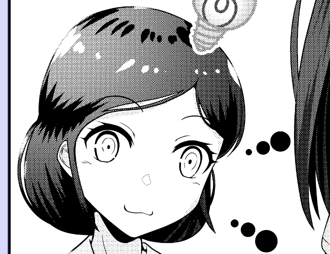 ここ、ちょっと悪だくみをしている所なので、表情を変えてみました。こっちの方が雰囲気出ますねww