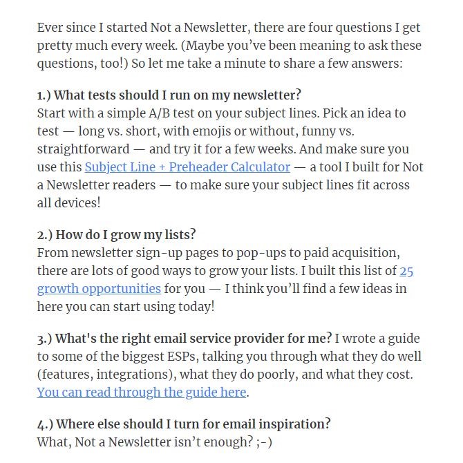 Email #3-4: The EvergreenThe Evergreen email is for you to share links that your audience might want or need.It's the time to share tips or ideas to help someone get the most out of the relationship with you. These are sent anywhere from 7-21 days into the journey.