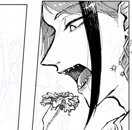 ?がひたすらご飯食べる漫画を描いています 
