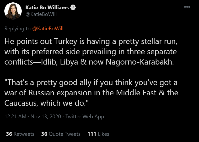 Artsakh_MoD's tweet photo. As I said before evil USA supports genocide &amp; crimes against humanity because they benefit from it. #USA considers massacring christians, yazidis, assyrians, kurds, etc to be 'a pretty good run' this is crime against humanity supported by USA. https://t.co/avIILwZ7HI