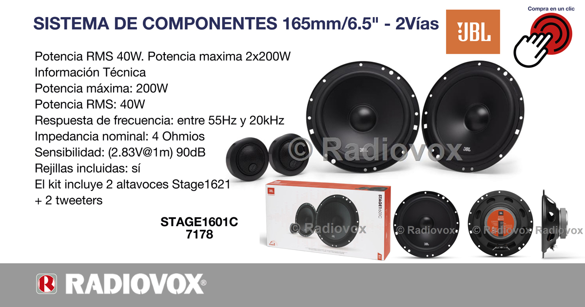 newradiovox's tweet photo. NOVEDADES JBL "Gama Acceso"
SISTEMA DE COMPONENTES 165mm/6.5" - 2Vías
https://t.co/5GAHTBOhRg https://t.co/ygGRQ40UGl