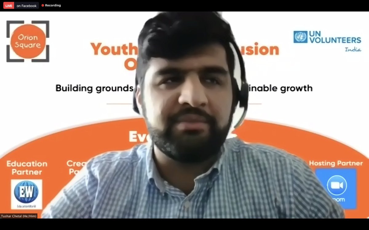 OrionYouth's tweet photo. .@tush97 says, "You need to listen people who have a different opinion than you."
#YIOS2020 https://t.co/HeYmaBdsU4